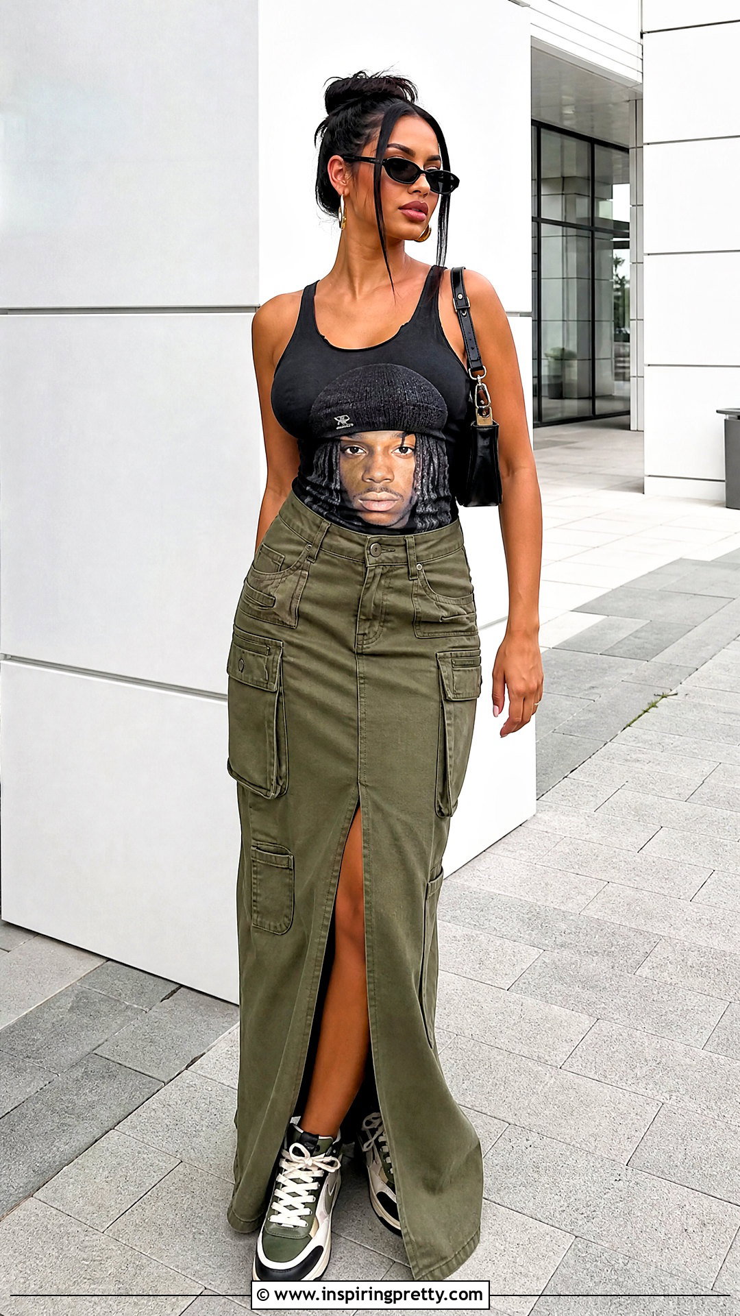 Duke Dennis Tank Top With Cargo Maxi Skirt - 25 Duke Dennis Tank Tops