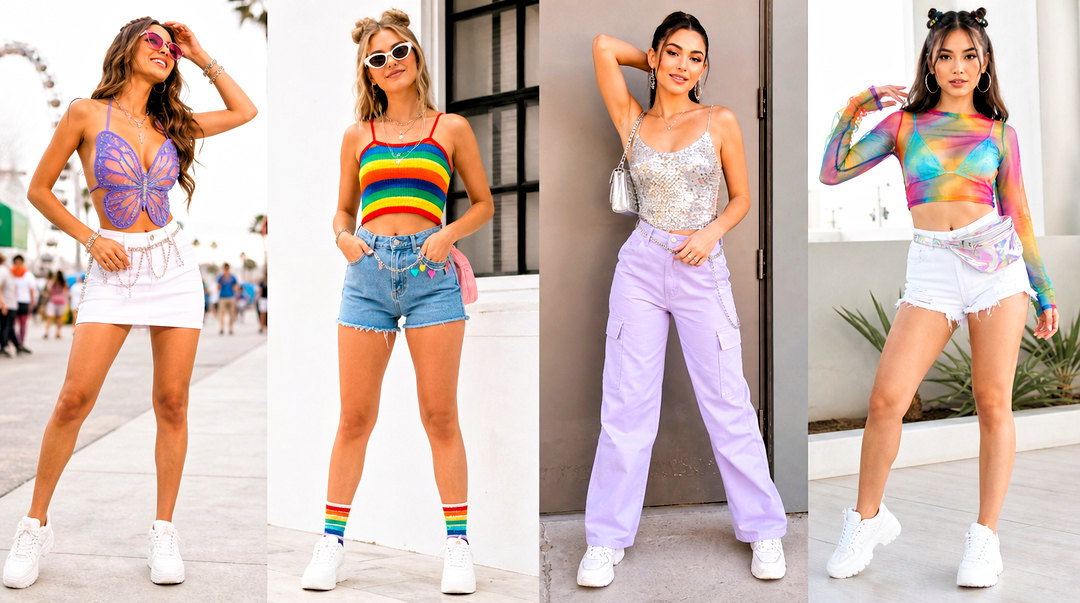 25 EDC Tops Outfit Ideas for Festival-Ready Style That Shines