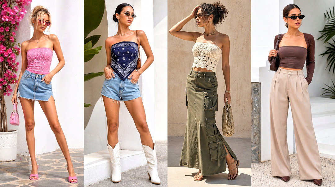 25 Early 2000s Tube Tops That Bring Back Iconic Y2K Style