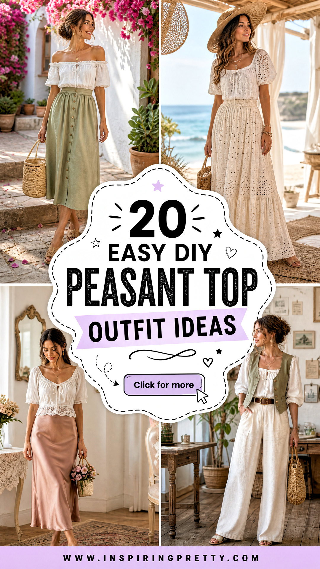 20 Easy DIY Peasant Top Outfit Ideas for Creative Weekends - 20 Easy DIY Peasant Top Outfit Ideas for Creative Weekends