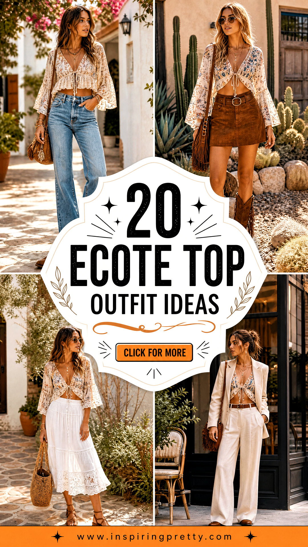 20 Ecote Top Outfit Ideas for Chic Free-Spirited Boho Style - 20 Ecote Top Outfit Ideas for Chic, Free-Spirited Boho Style