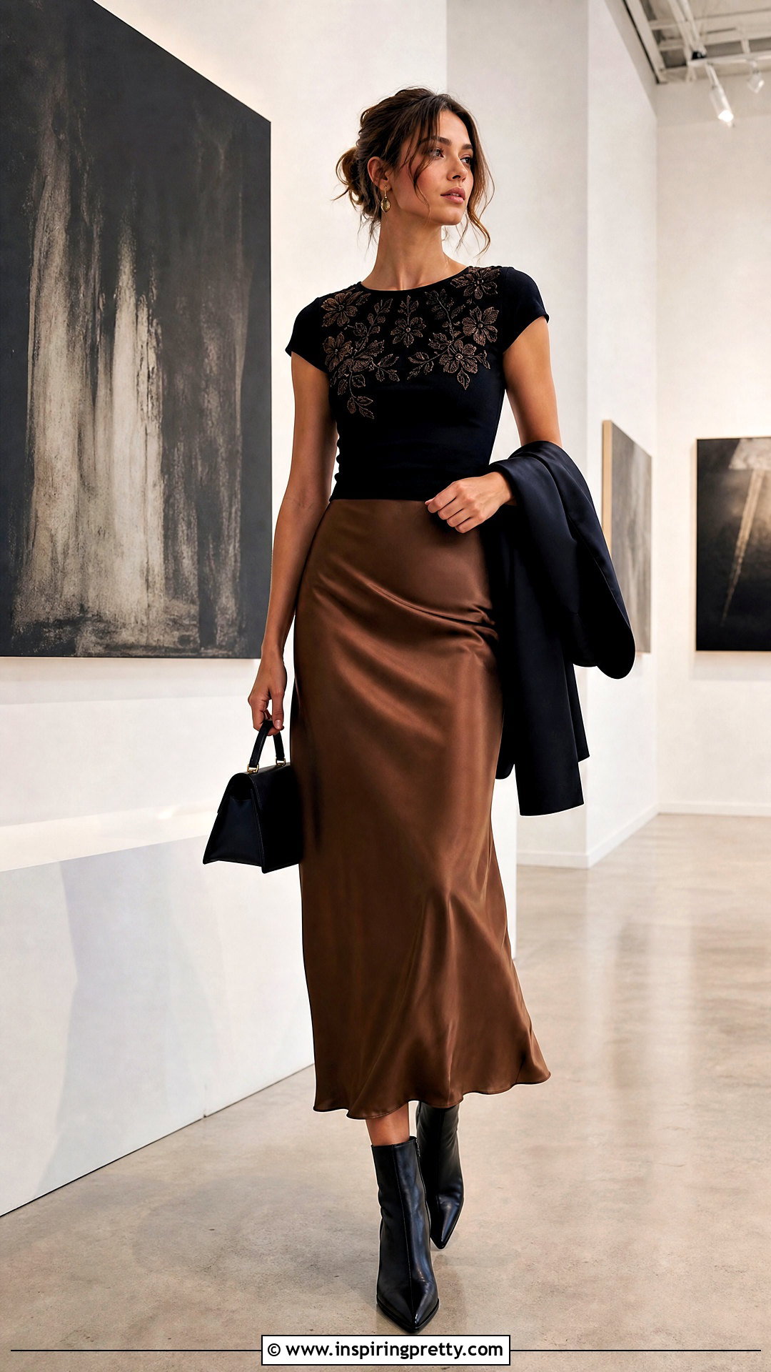 Ecote Top With A Slip Skirt - 20 Ecote Top outfit ideas