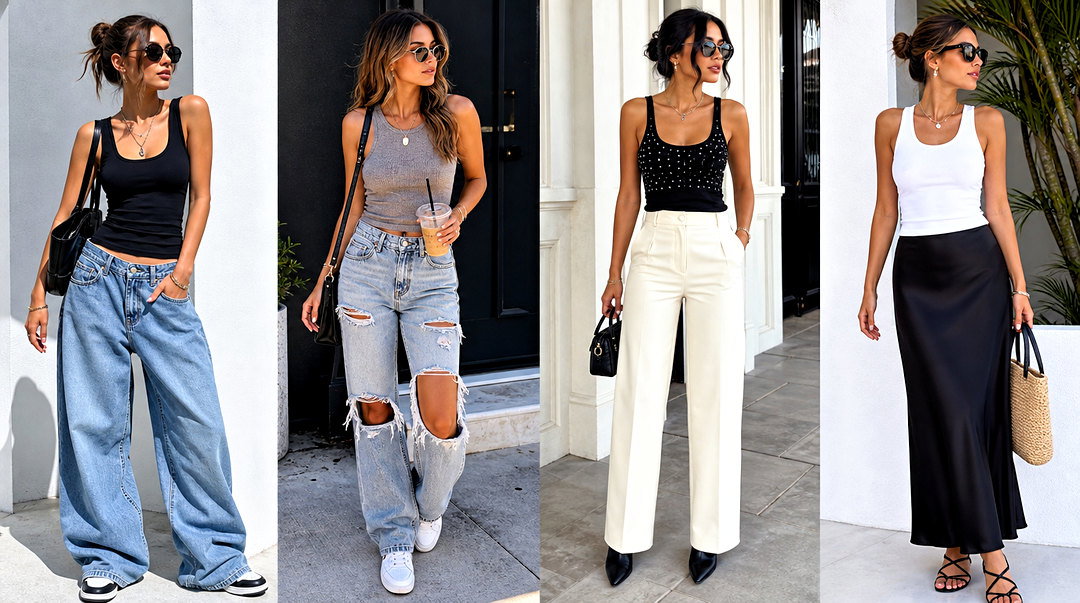 25 Edgy Tank Top Outfit Ideas for Bold Alternative Style