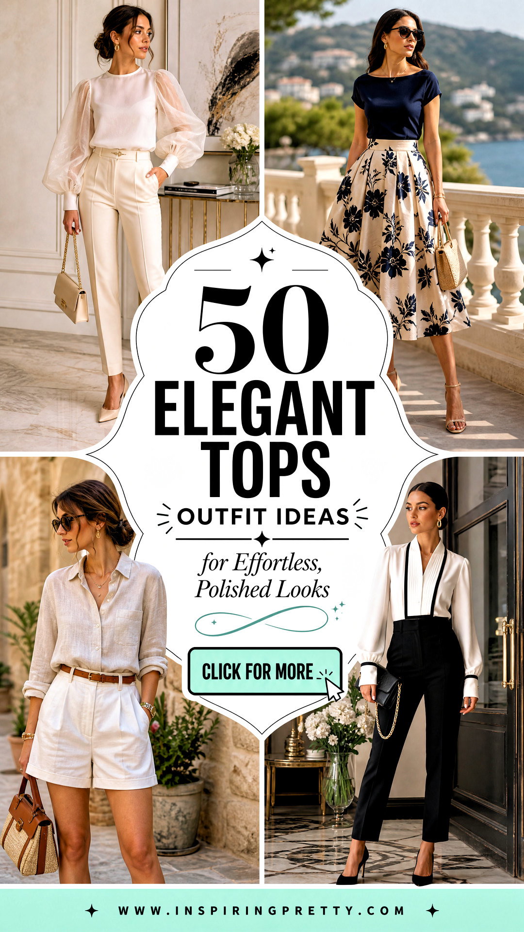 50 Elegant Tops Outfit Ideas for Effortless Polished Looks - 50 Elegant Tops Outfit Ideas for Effortless, Polished Looks