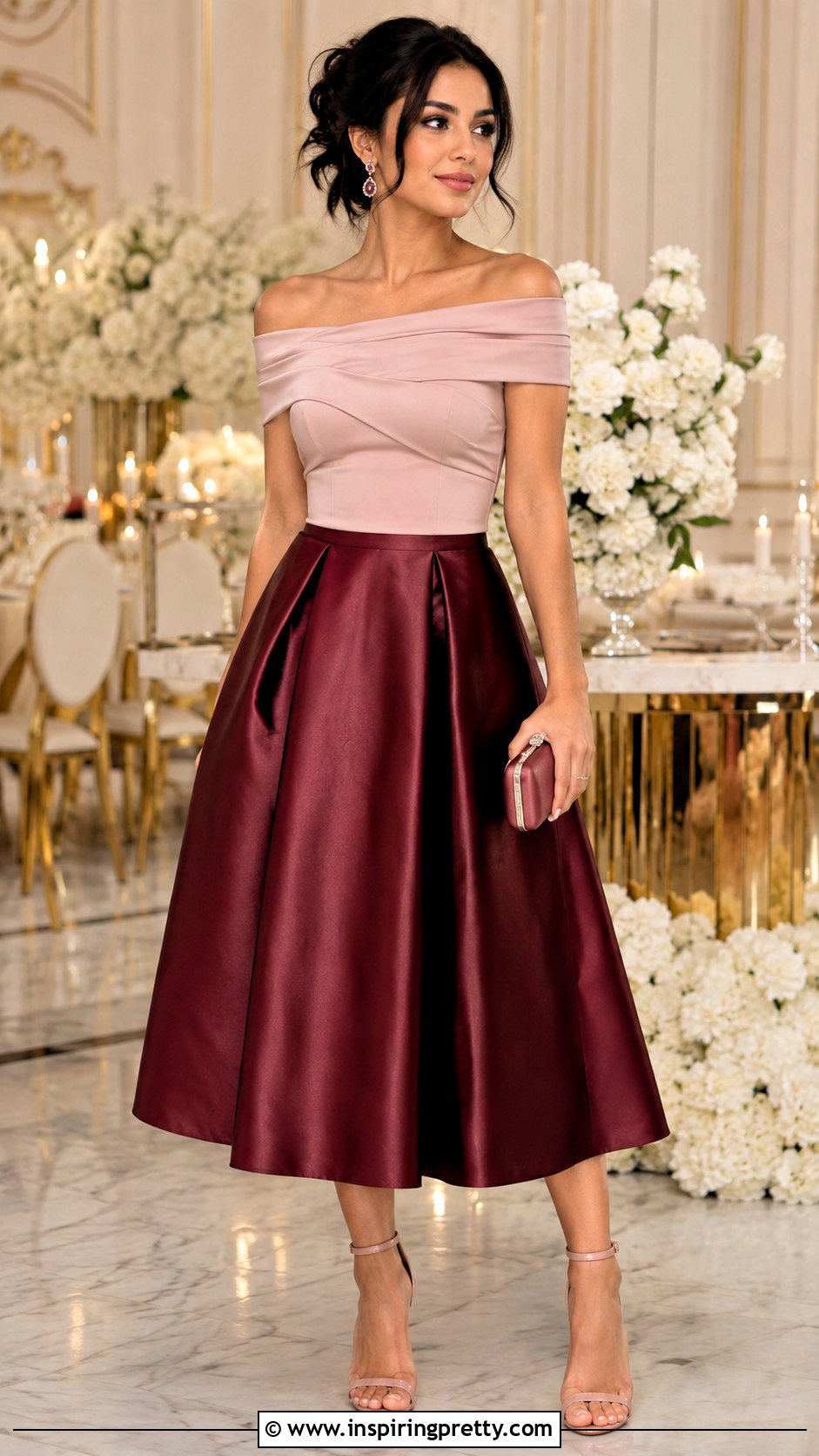 Elie Saab Off Shoulder Top With Full Skirt - 25 elie saab tops outfit ideas
