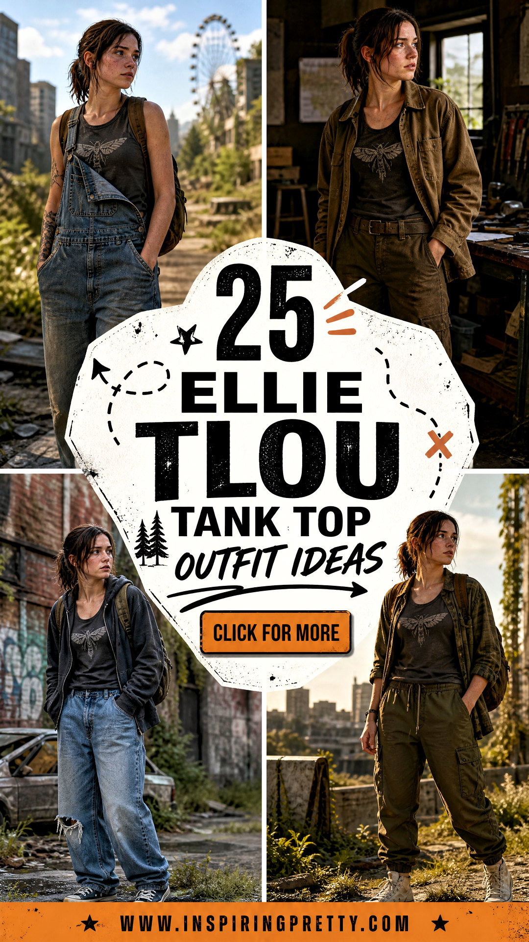 25 Ellie TLOU Tank Top Outfit Ideas for Post-Apocalyptic Style - 25 Ellie TLOU Tank Top Outfit Ideas for Post-Apocalyptic Style