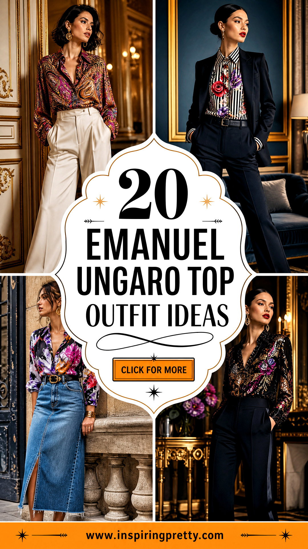 20 Emanuel Ungaro Top Outfit Ideas for Luxe Evening Style - 20 Emanuel Ungaro Top Outfit Ideas for Luxe Evening Style
