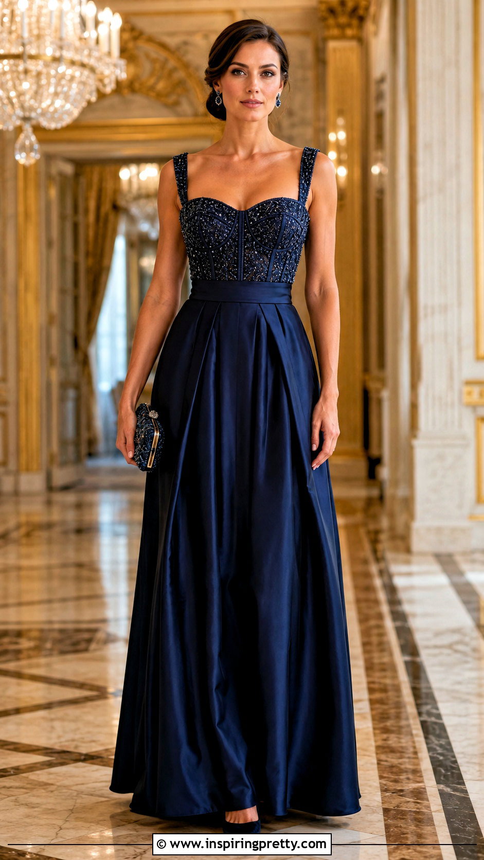 Embellished Bustier Black Tie Top With Taffeta Skirt - 25 black tie tops for women