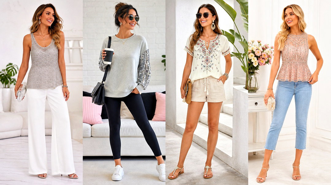 20 Embellished Casual Top Outfit Ideas for Elevated Style
