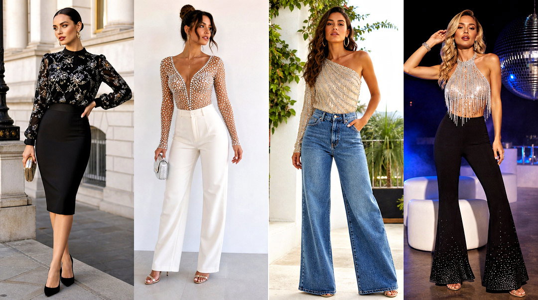 50 Embellished Top Outfit Ideas for Glamorous Event Style