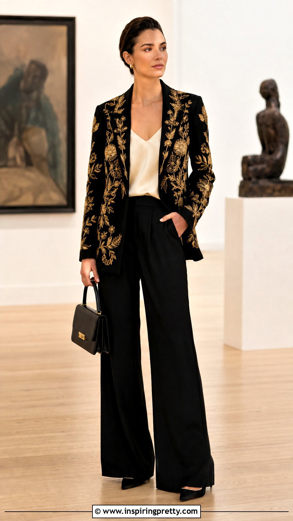Embroidered Blazer Couture Outfit - 50 top couture ideas