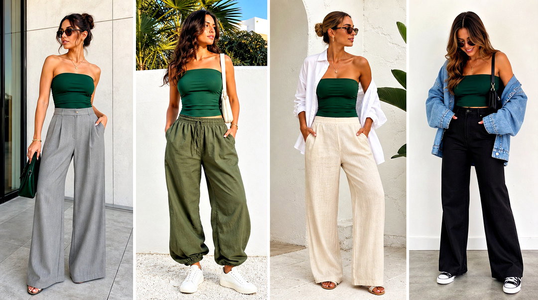 25 Emerald Green Tube Top Outfit Ideas for Chic Night-Out Style