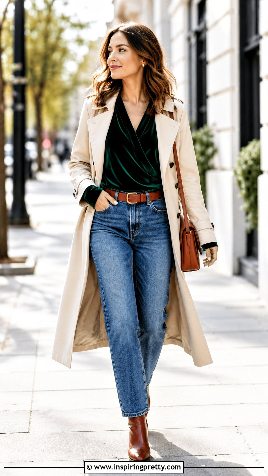 Emerald Green Velvet Top With Blue Jeans - 25 emerald green velvet top outfit ideas