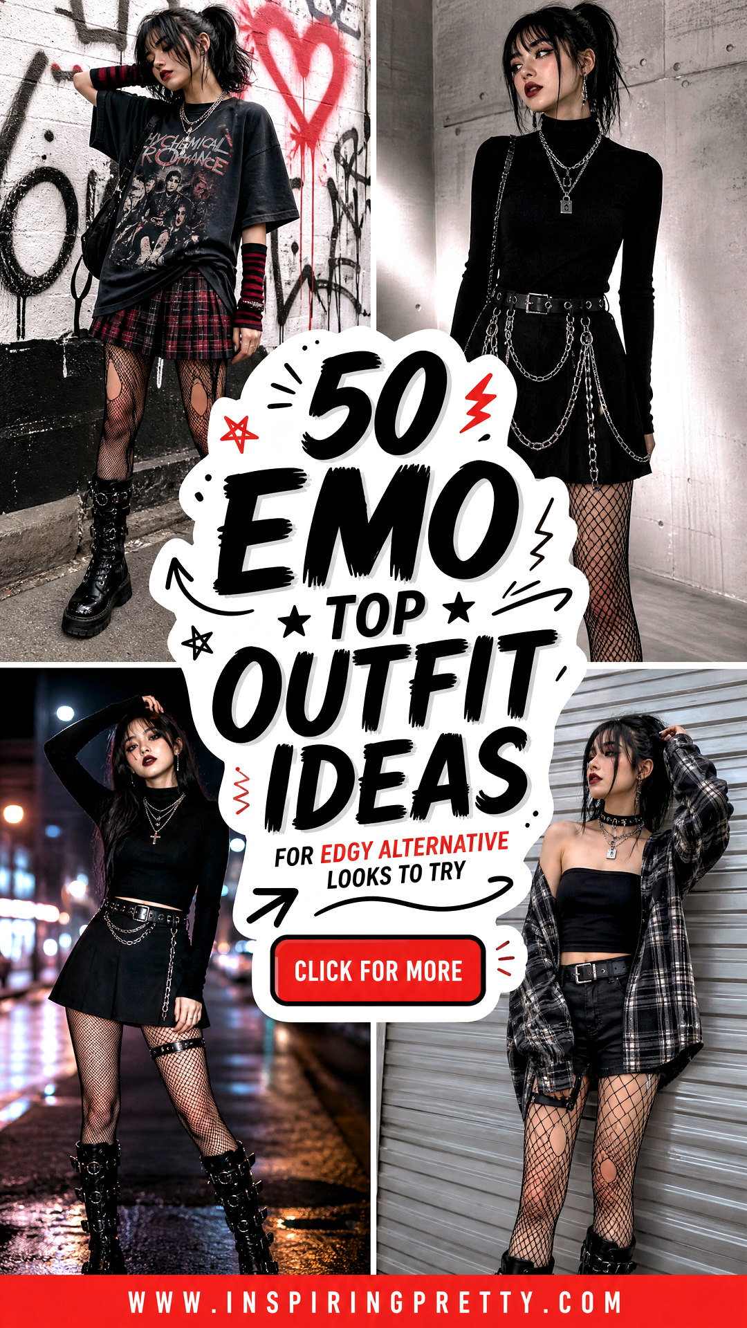 50 Emo Top Outfit Ideas for Edgy Alternative Looks to Try - 50 Emo Top Outfit Ideas for Edgy Alternative Looks to Try