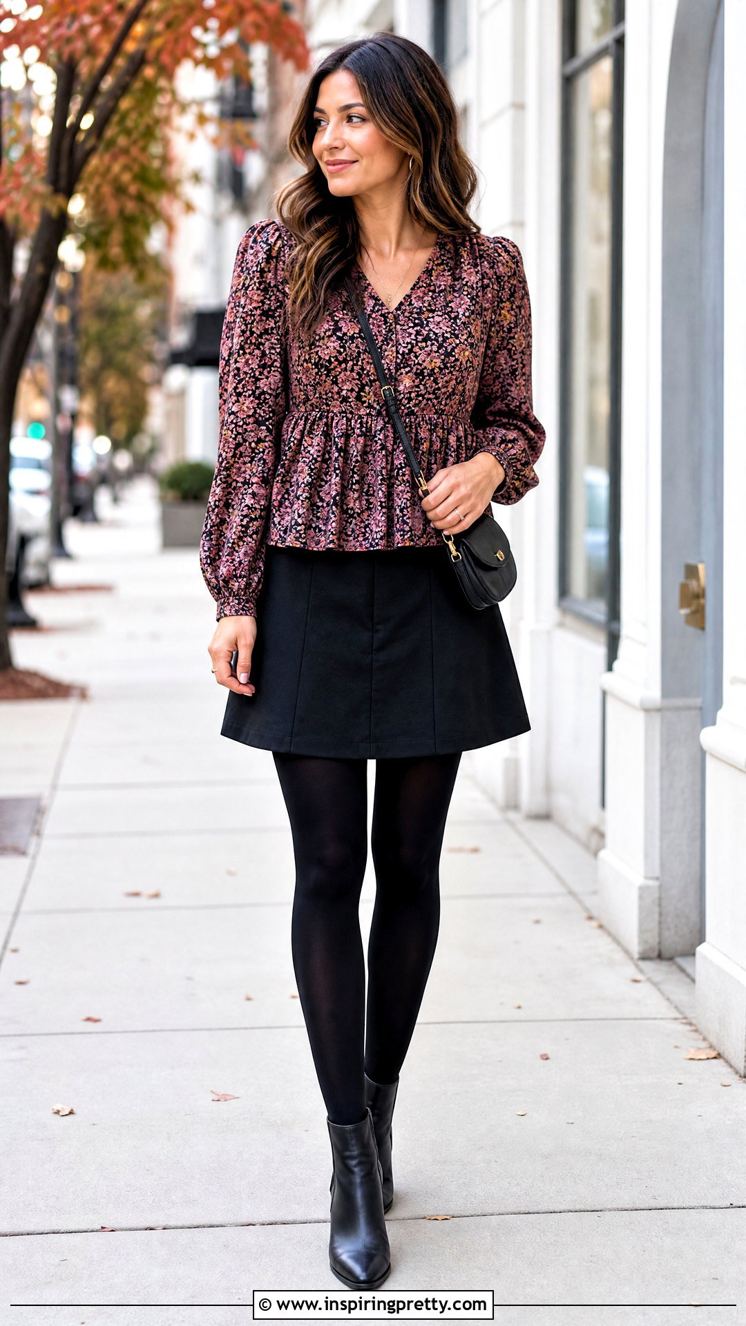 Empire Waist Top With A Mini Skirt - 50 empire waist top outfit ideas