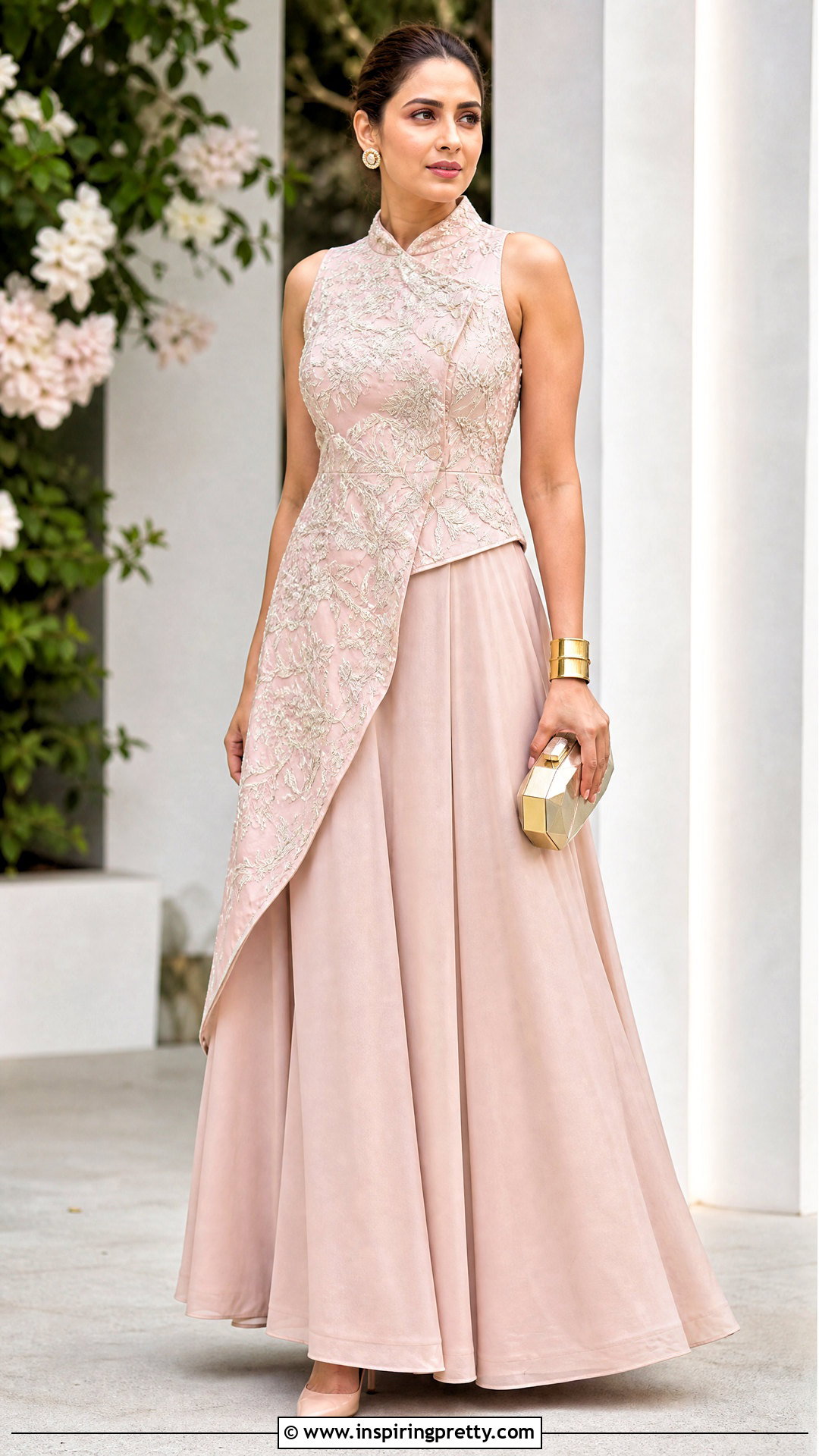 Ethnic Skirt And Asymmetrical Top Outfit - 50 ethnic skirt and top outfit ideas