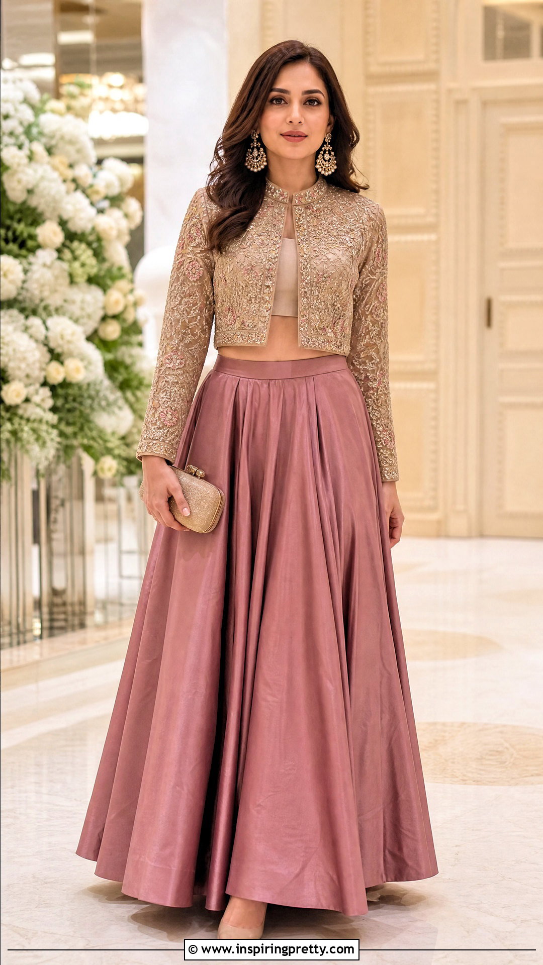 Ethnic Skirt And Jacket Top Outfit - 50 ethnic skirt and top outfit ideas