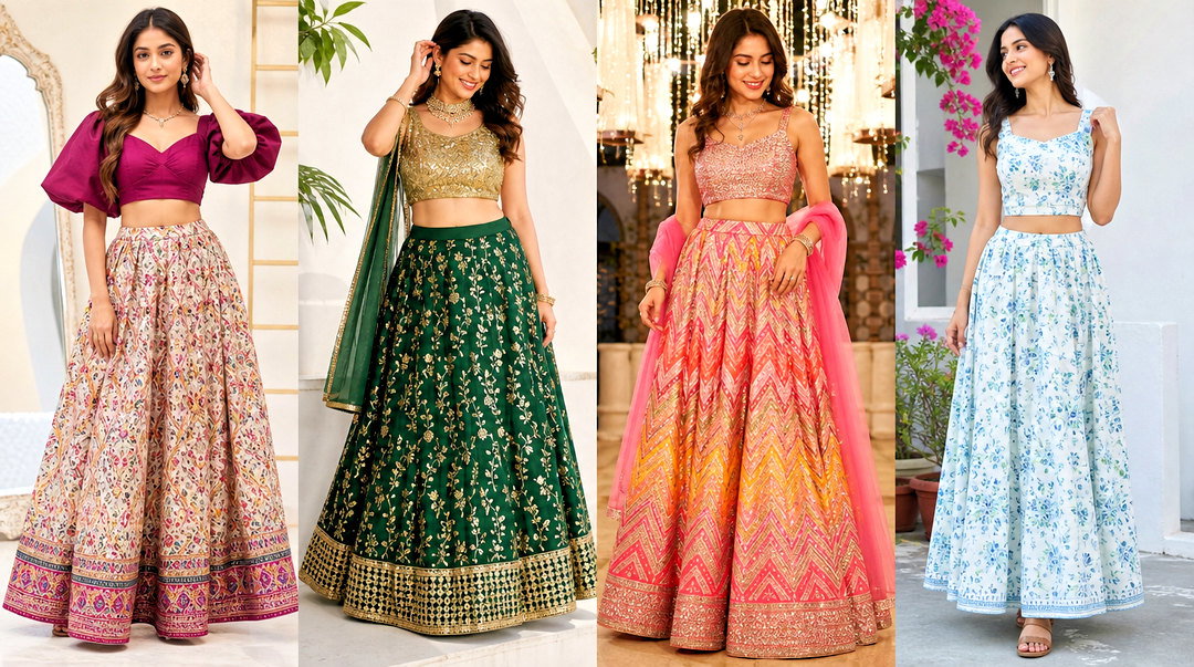 50 Ethnic Skirt and Top Outfit Ideas for Chic Festive Looks
