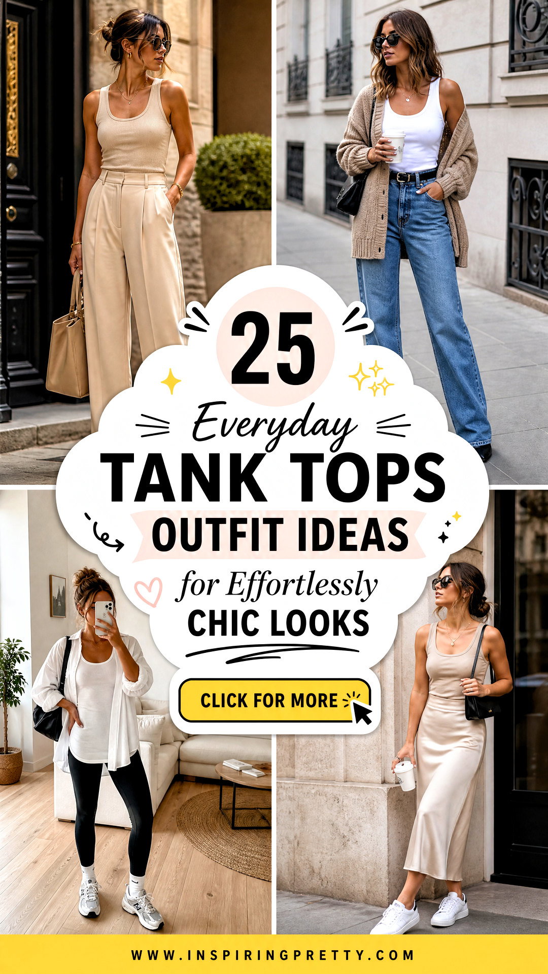 25 Everyday Tank Tops Outfit Ideas for Effortlessly Chic Looks - 25 Everyday Tank Tops Outfit Ideas for Effortlessly Chic Looks