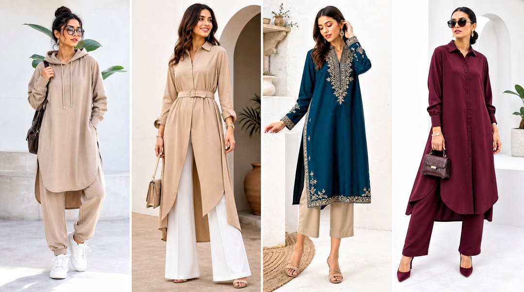 20 Extra Long Tunic Tops Outfit Ideas for Cozy Layering