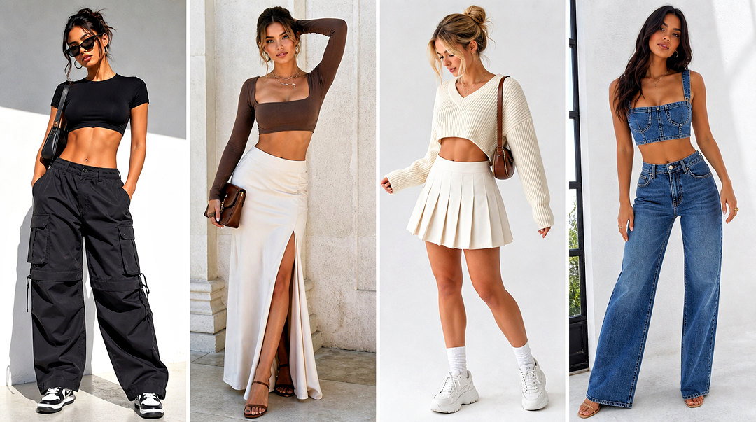 20 Extreme Short Crop Top Outfit Ideas for Bold Summer Looks