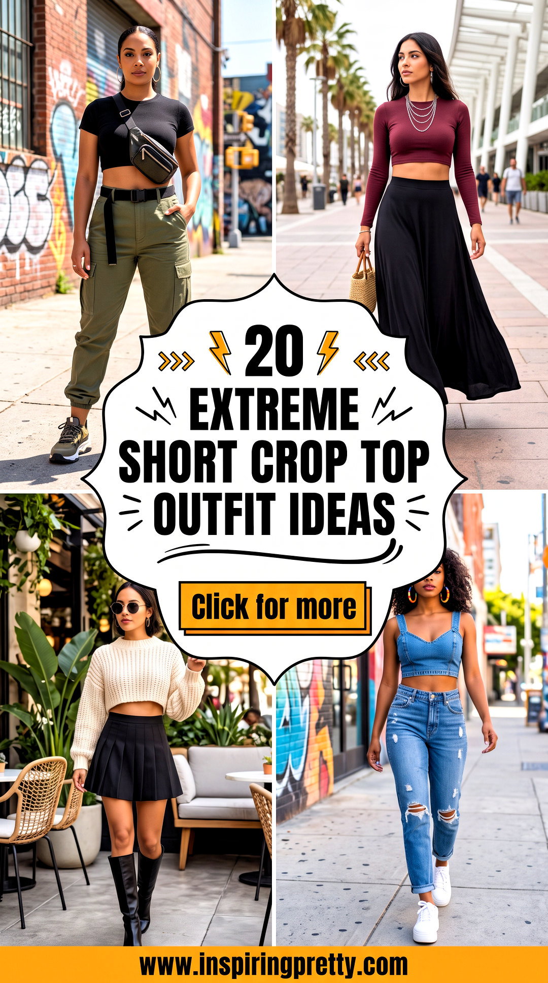 20 Extreme Short Crop Top Outfit Ideas for Bold Summer Looks - 20 Extreme Short Crop Top Outfit Ideas for Bold Summer Looks
