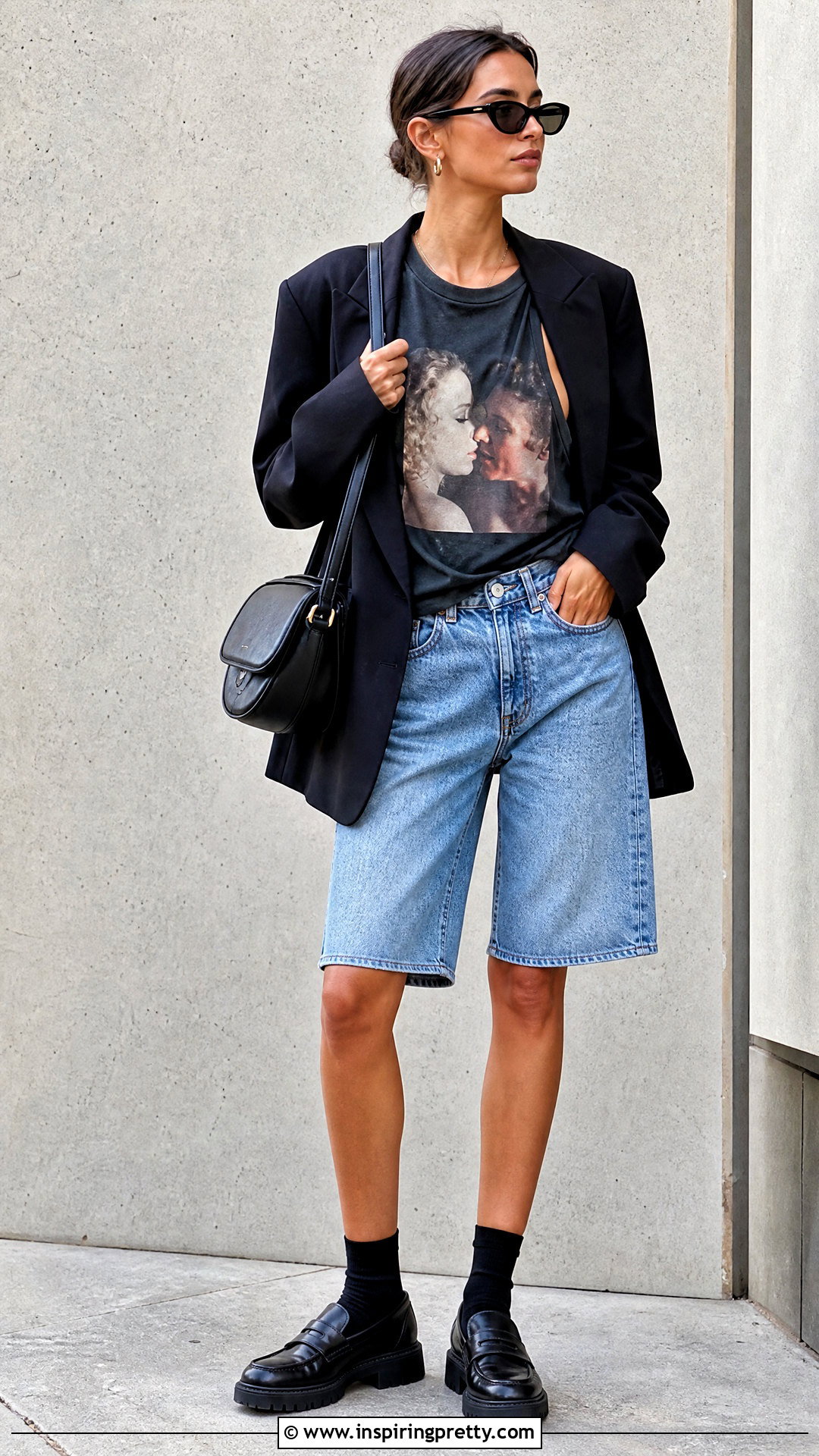 Eyes Wide Shut Tank Top With Long Denim Shorts - 20 Eyes Wide Shut Tank Tops