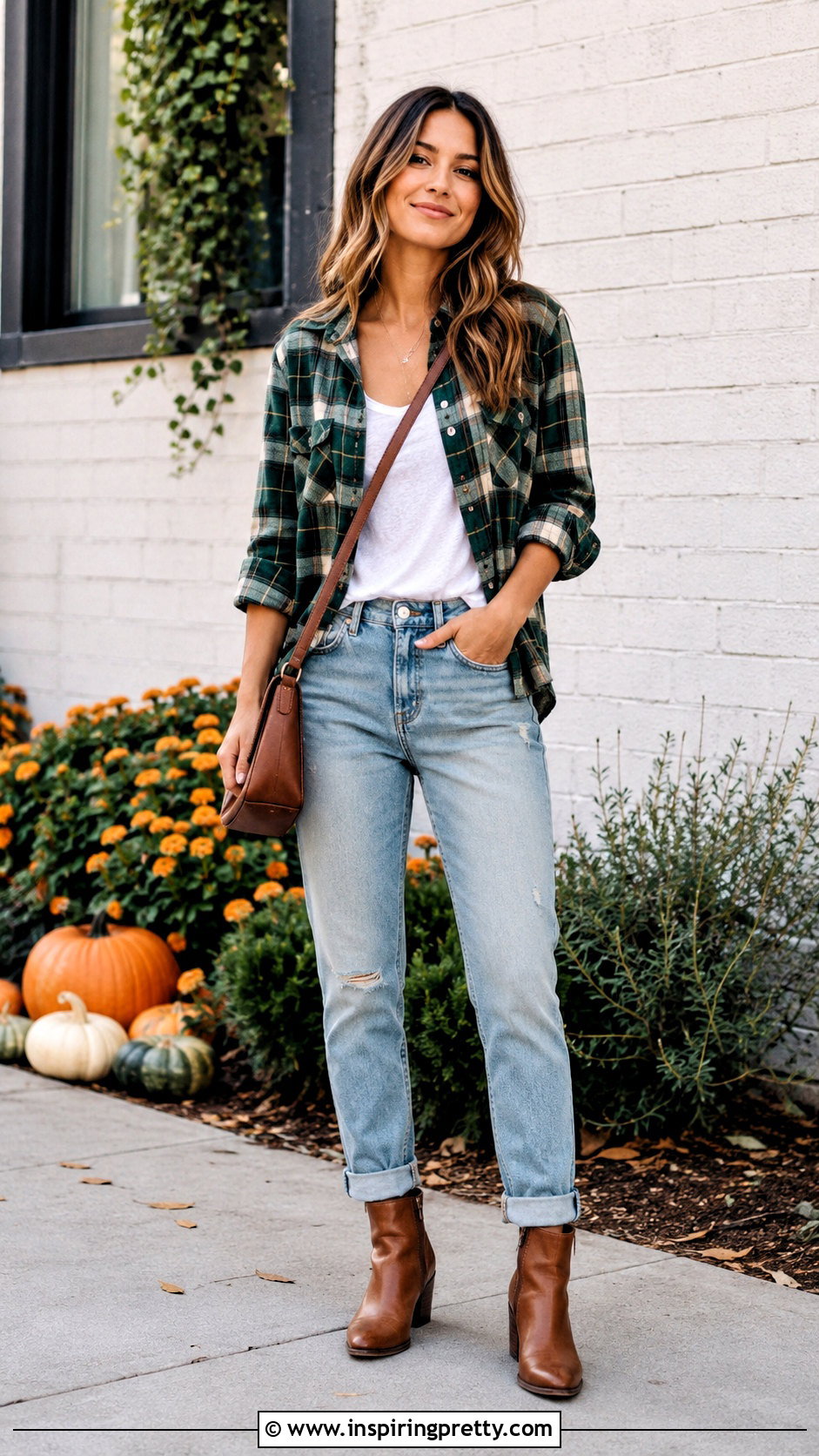 Faded Jeans And Plaid Shirt Outfit - 50 Jeans And Top Outfit ideas
