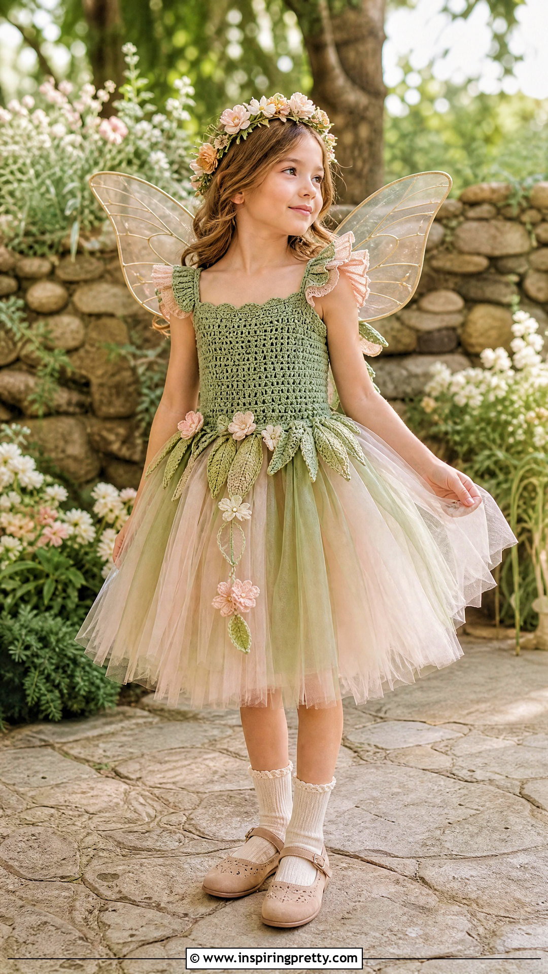 Fairy Crochet Tutu Top Dress - 20 crochet tutu top ideas