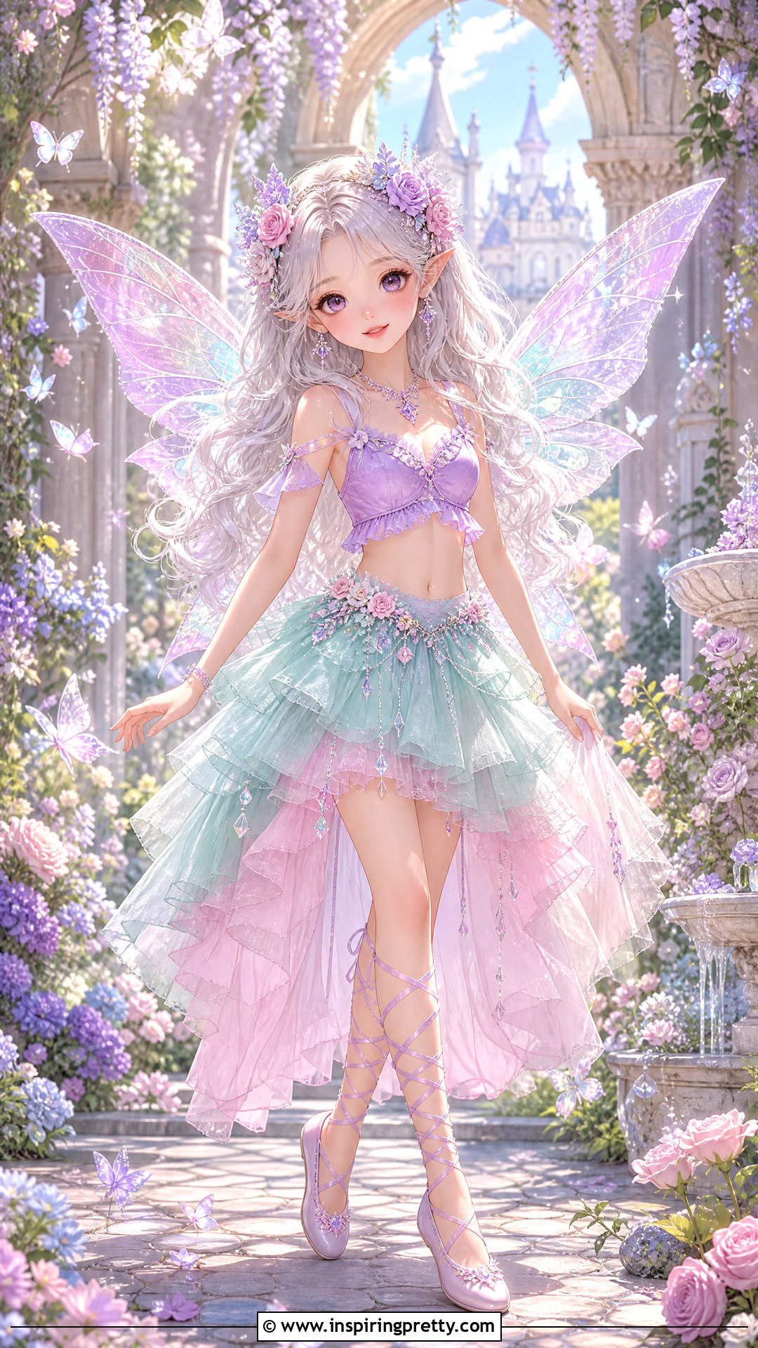 Fairy Crop Top And Tulle Skirt Outfit - 25 gacha life crop top outfit ideas