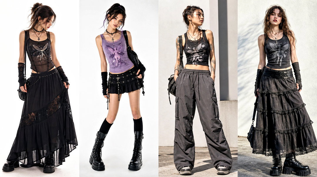 25 Fairy Grunge Tank Top Outfit Ideas for Dreamy Y2K Looks