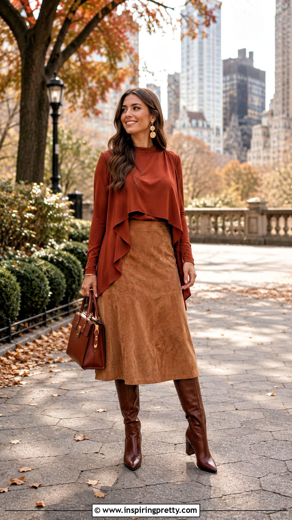 Fall Jellyfish Top With Suede Skirt - 50 jellyfish top outfit ideas