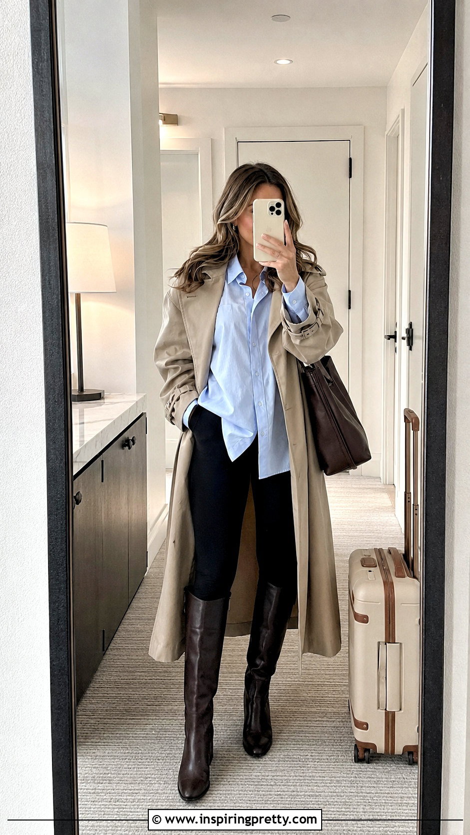 Fall Oversized Button Down With Leggings - 20 Fall Tops For Women 2024
