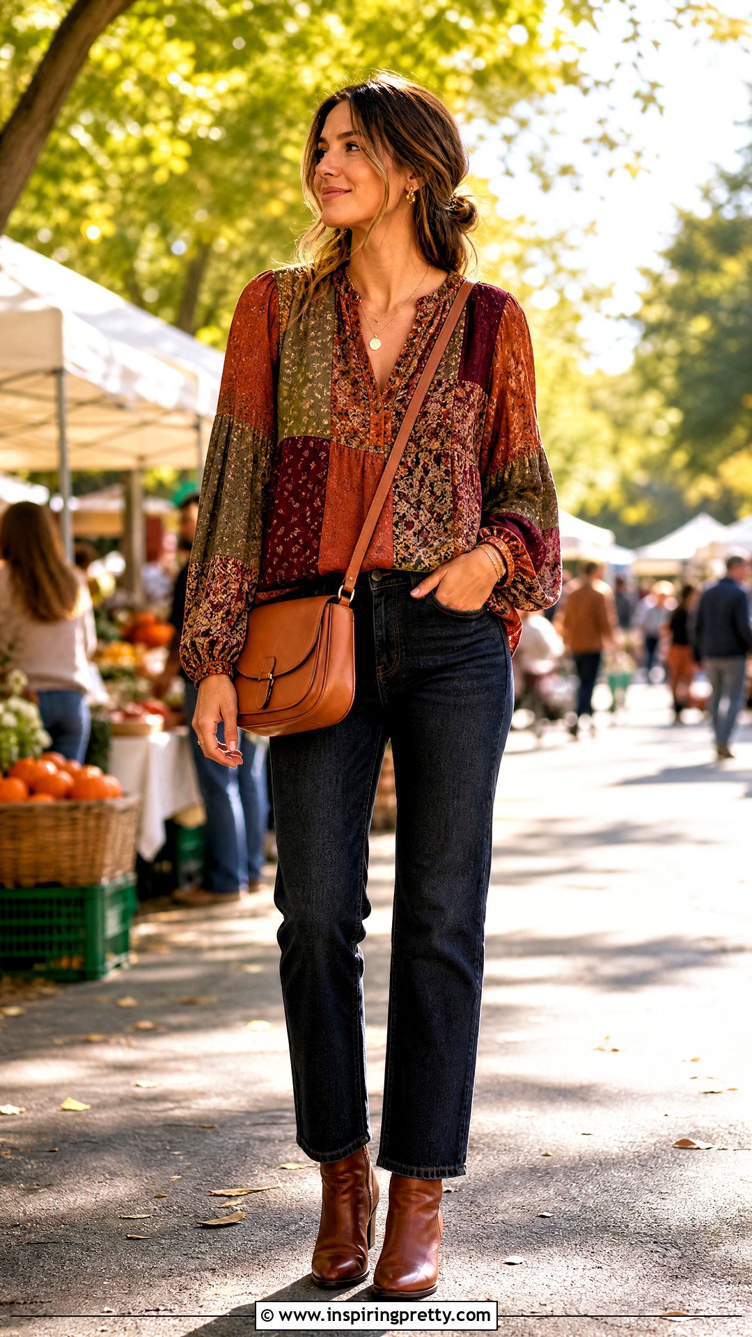 Fall Patchwork Top Outfit - 50 patchwork top outfit ideas