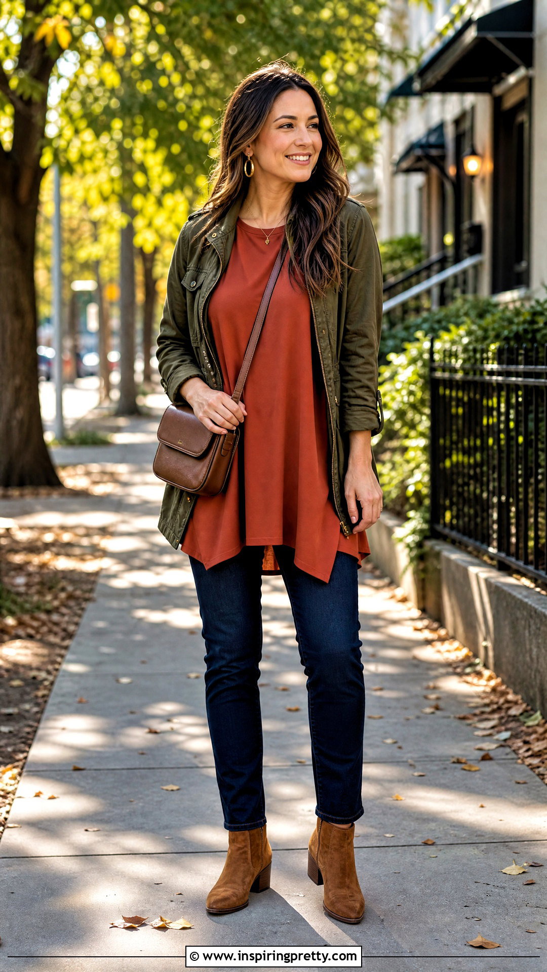 Fall Tunic Top With Boots - 50 tunic tops outfit ideas