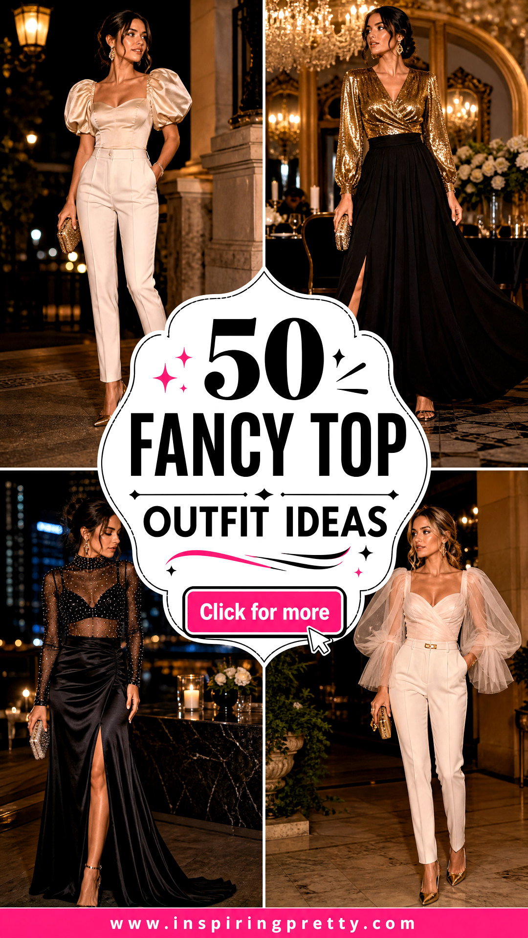 50 Fancy Top Outfit Ideas for Glamorous Nights and Events - 50 Fancy Top Outfit Ideas for Glamorous Nights and Events
