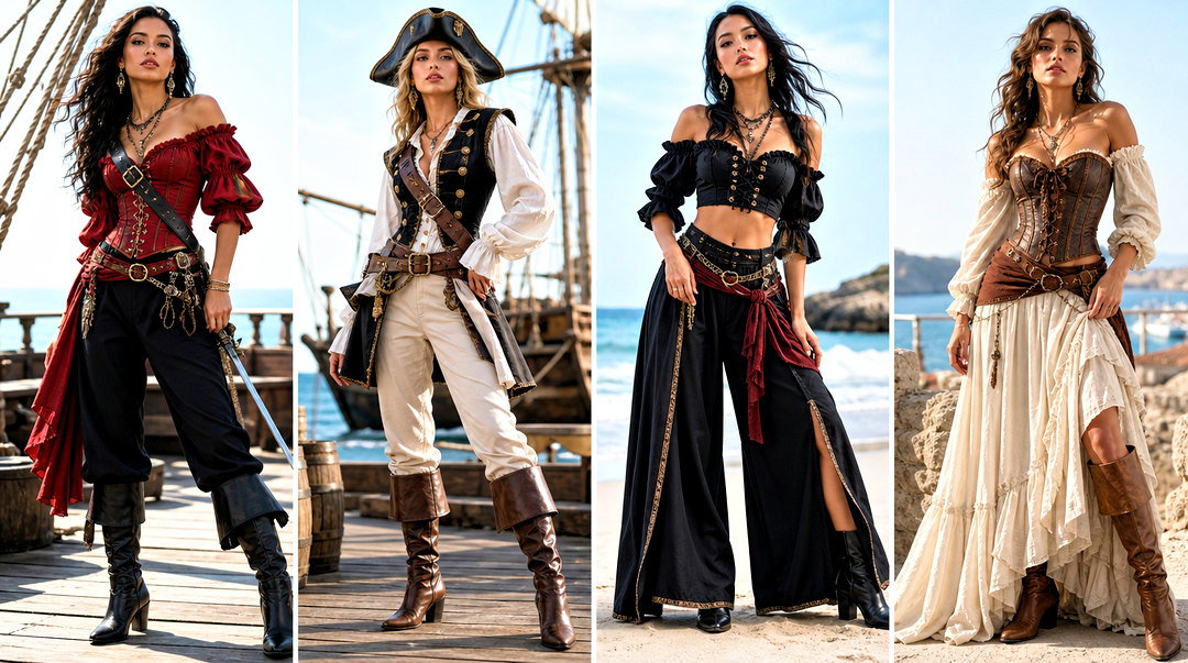 25 Female Pirate Top Outfit Ideas for Costumes and Festivals