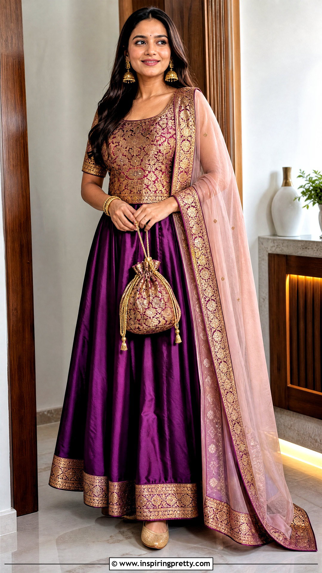 Festive Ethnic Skirt And Brocade Top Outfit - 50 ethnic skirt and top outfit ideas