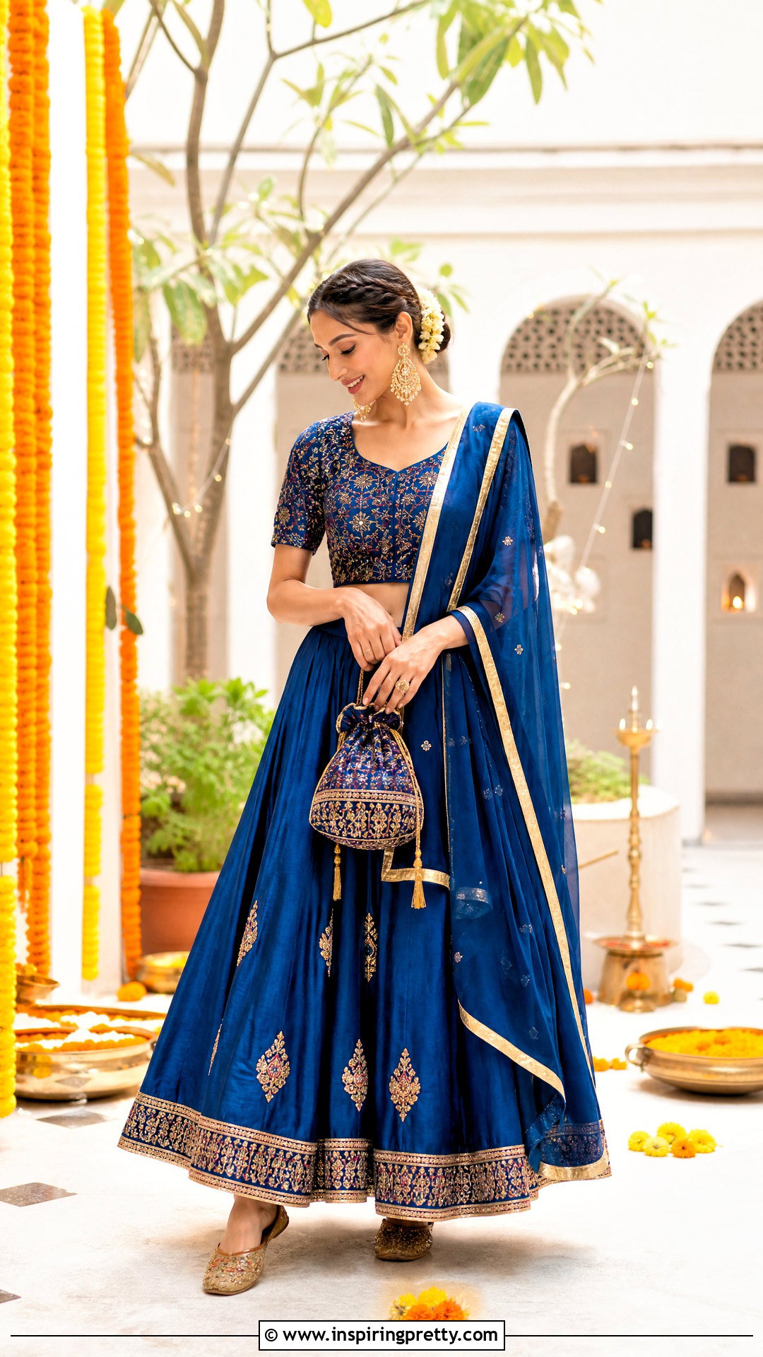 Festive Indian Skirt And Top Outfit - 50 indian skirt and top outfits