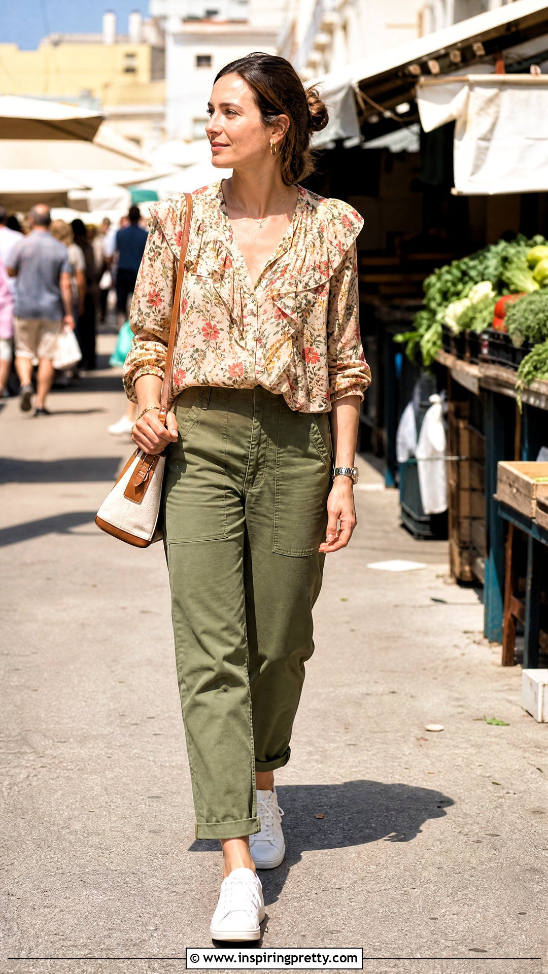 Figueroa And Flower Top With Utility Pants - 20 Figueroa And Flower Tops outfit ideas