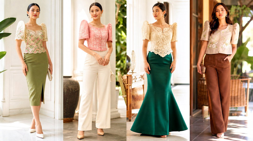 50 Filipiniana Top Outfit Ideas for Modern Cultural Style