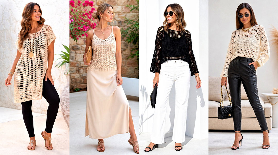 50 Fillet Crochet Top Outfit Ideas for Chic Handmade Style