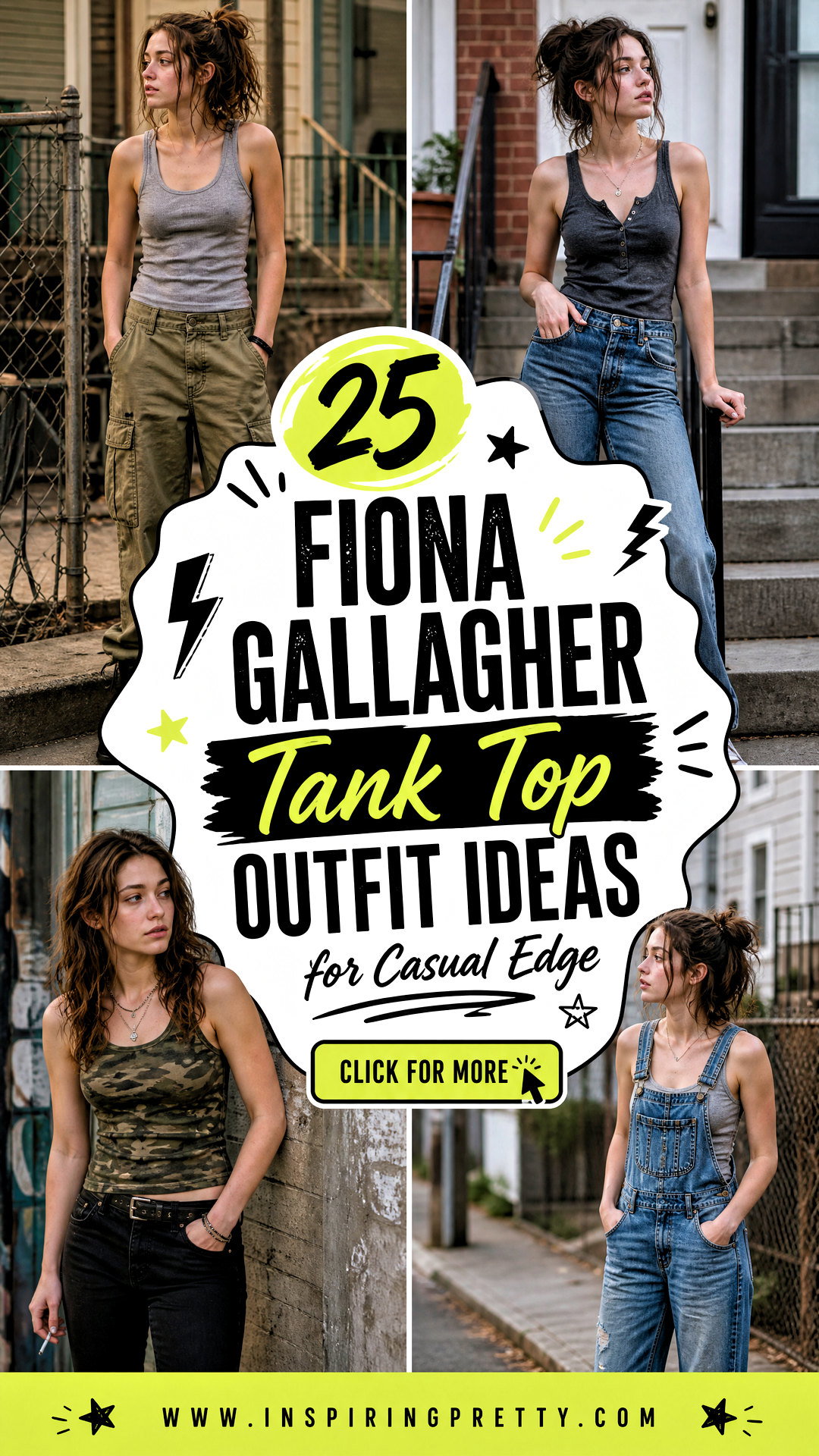 25 Fiona Gallagher Tank Top Outfit Ideas for Casual Edge - 25 Fiona Gallagher Tank Top Outfit Ideas for Casual Edge
