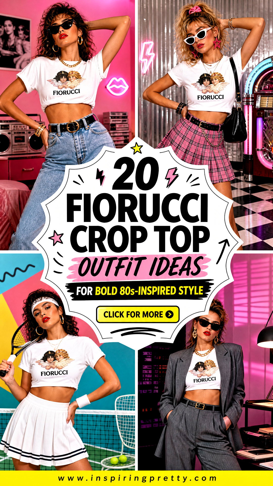 20 Fiorucci Crop Top Outfit Ideas for Bold 80s-Inspired Style - 20 Fiorucci Crop Top Outfit Ideas for Bold 80s-Inspired Style