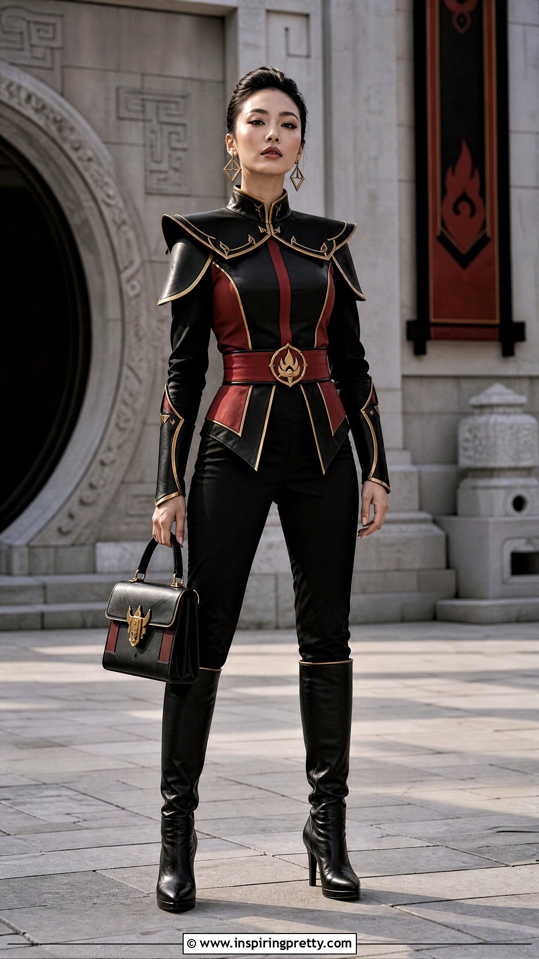 Fire Nation Armor Top With Fitted Pants - 20 Fire Nation Tops outfit ideas
