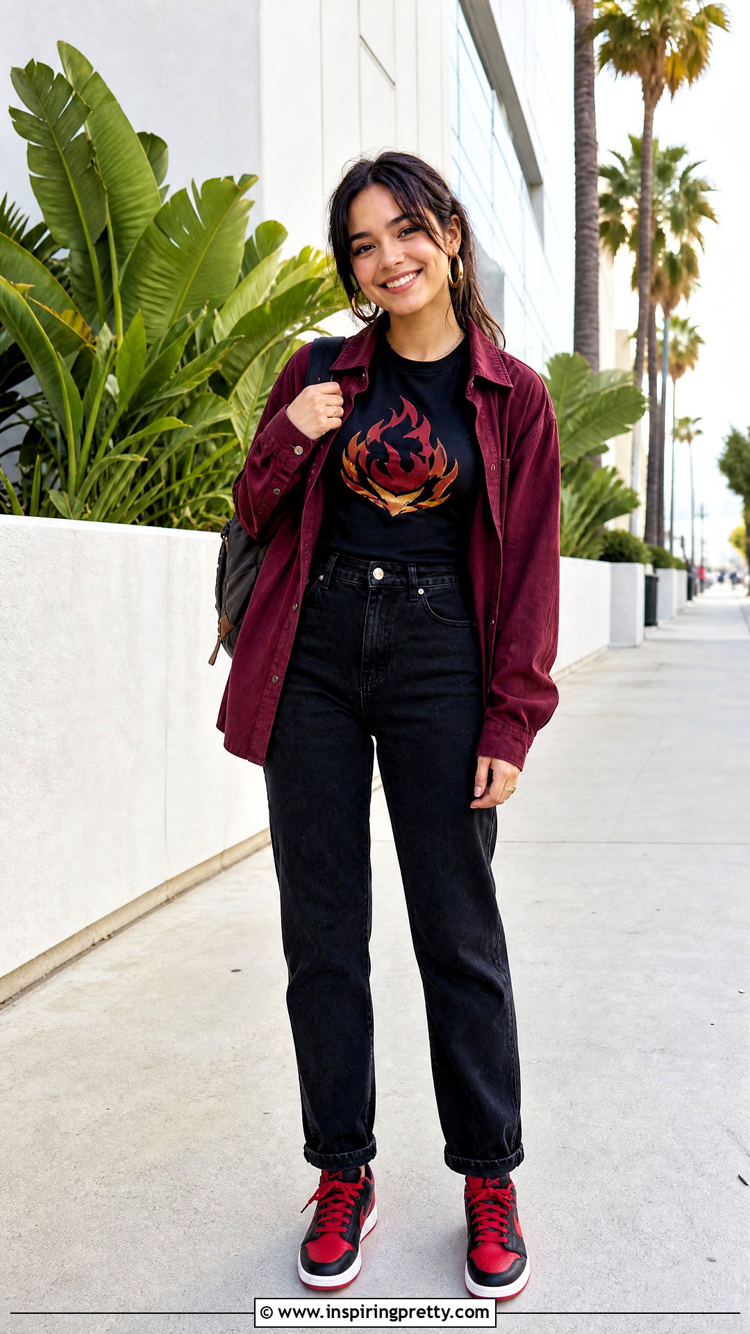 Fire Nation Graphic Top With Black Jeans - 20 Fire Nation Tops outfit ideas