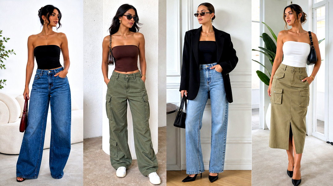 25 Fitted Strapless Top Outfit Ideas for Sleek Party Looks