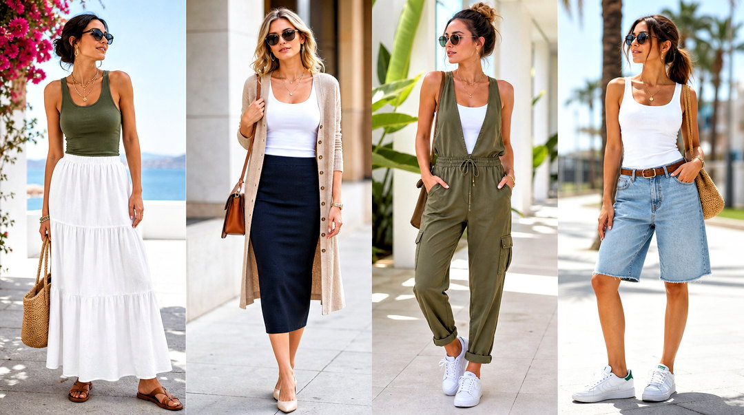 50 Fitted Tank Top Outfit Ideas for Sleek Summer Style