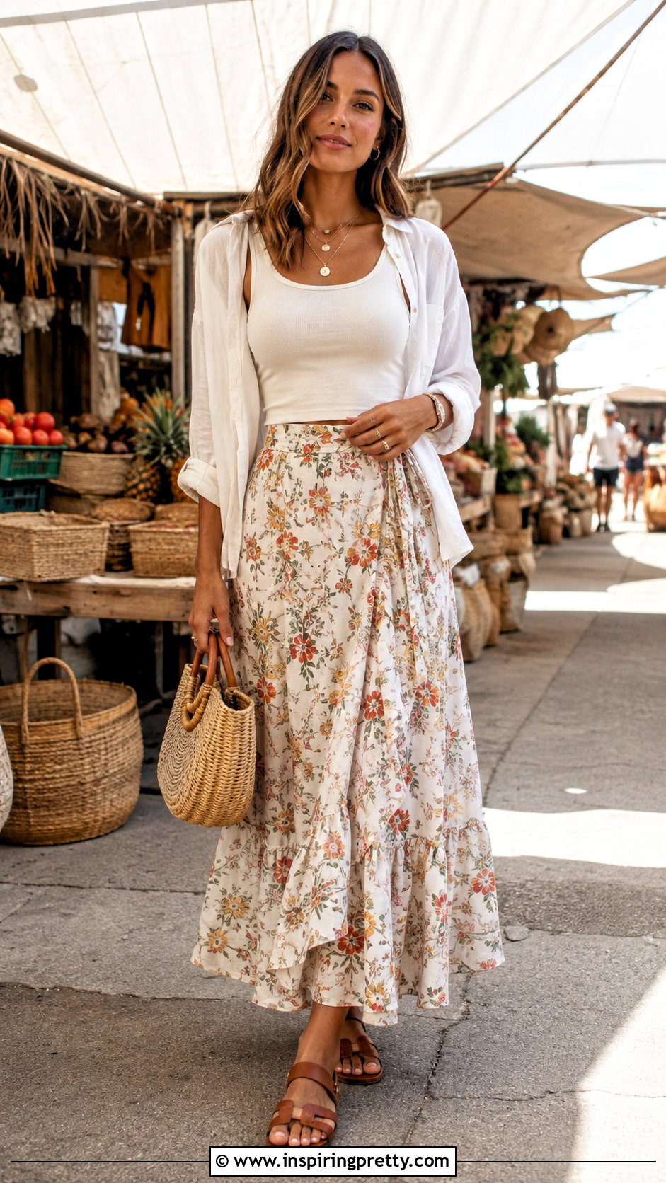 Fitted Tank Top With Maxi Skirt - 25 Tank Top Armpits