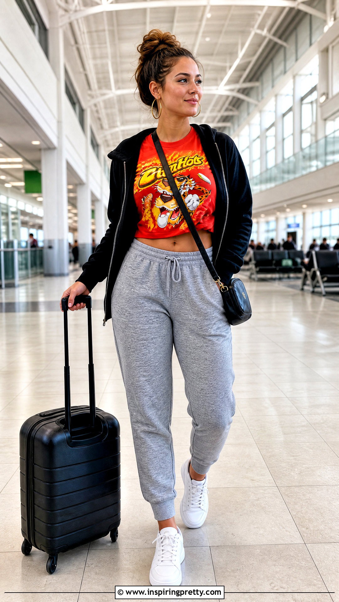 Flaming Hot Cheetos Crop Top With Joggers - 20 Flaming Hot Cheetos Crop Tops